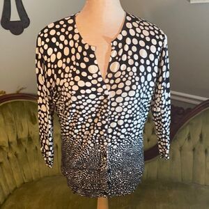 Cryus polka dotted cardigan. Vintage. Women’s M.